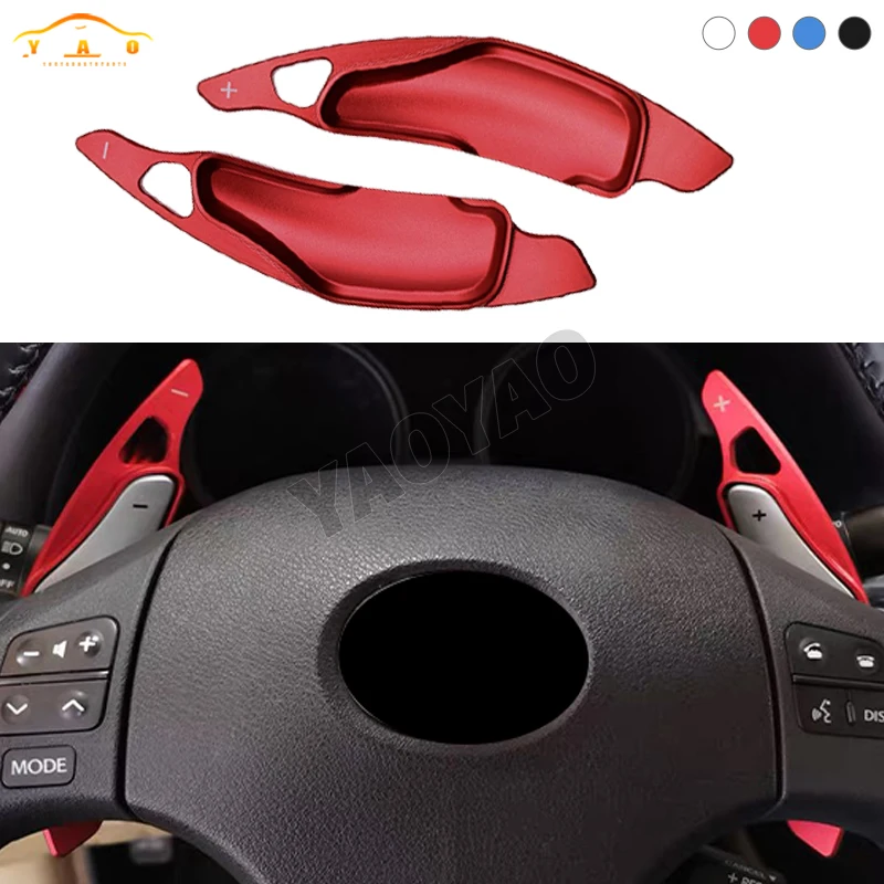 Car Steering Wheel Paddle Shift Gear DSG Extend Sticker For Lexus IS250 IS350 CT200h XE20 For Toyota Avensis Corolla AMT XEI