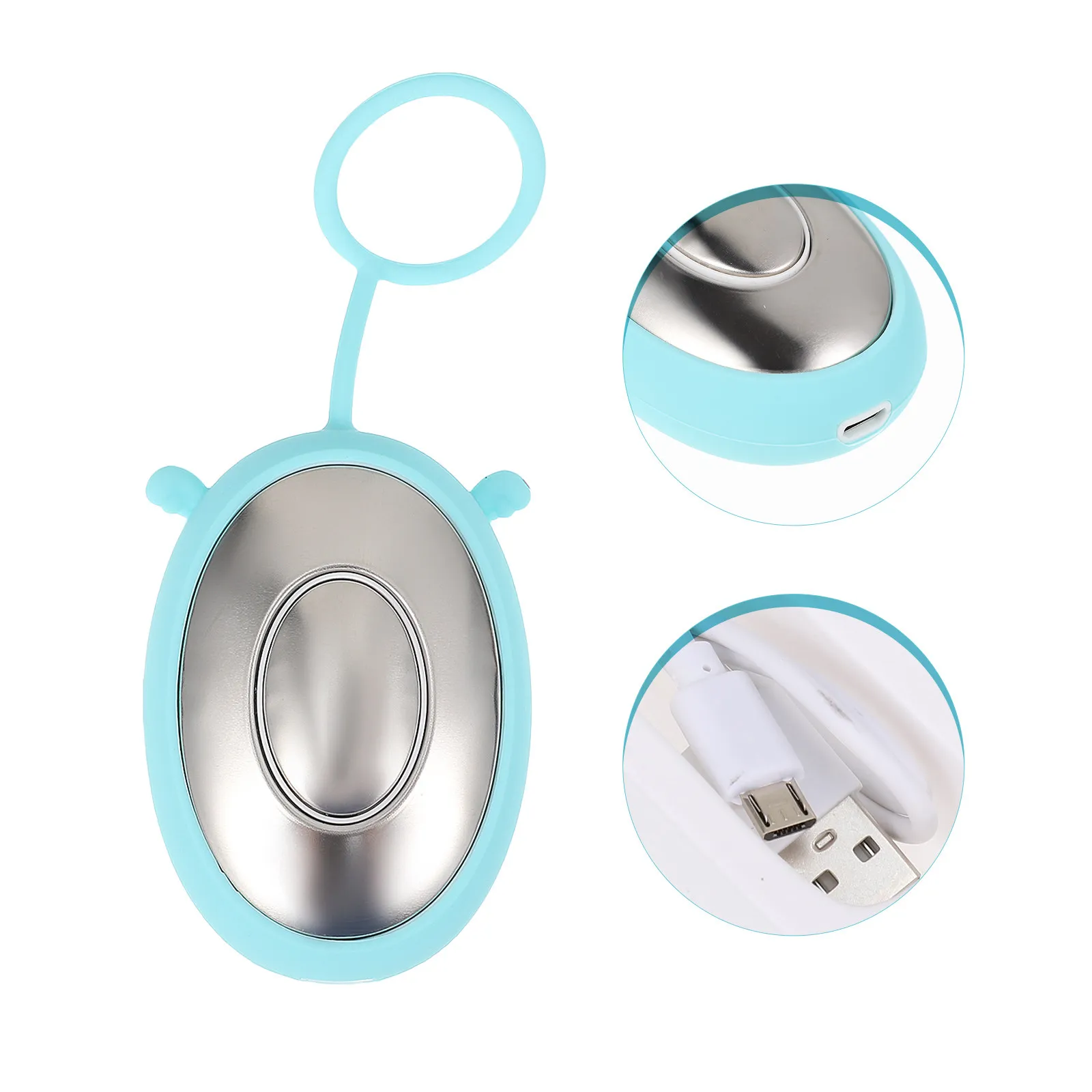 1Set Smart Sleep Instrument Rechargeable Handheld Electric Better Sleep Massager Portable Stress Relief Apparatus for Headache