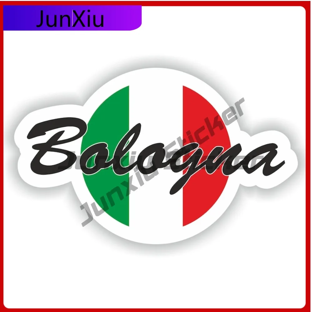 

Bologna Italy City With National Flag Graphic Vinyl Decal Guitar Accessories Motorhome Rv Caravan Sticker Funny Camper Decals