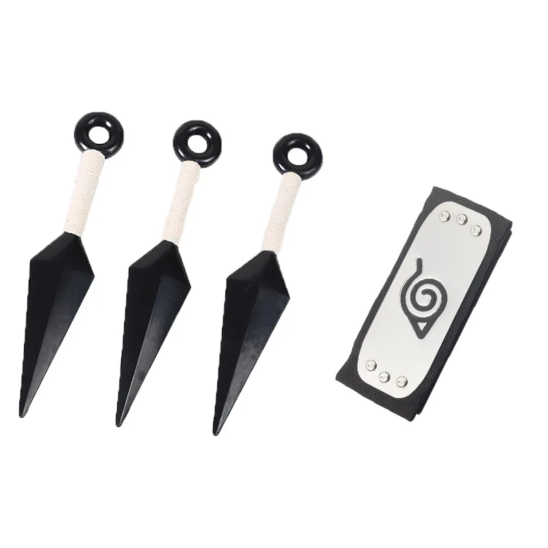 1 Stück Naruto Cosplay Zubehör Ninja-Tasche Kunai Shuriken Requisite Akatsuki Kakashi Halskette Actionfigur Geschenk Anime Geburtstagsgeschenk – Detail 11