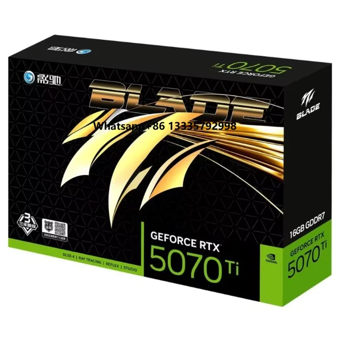 

Limited-time Premium Service Shadow Chi GeForce RTX 5070 Ti Demon Blade High-end Graphics Card - Man's Toy