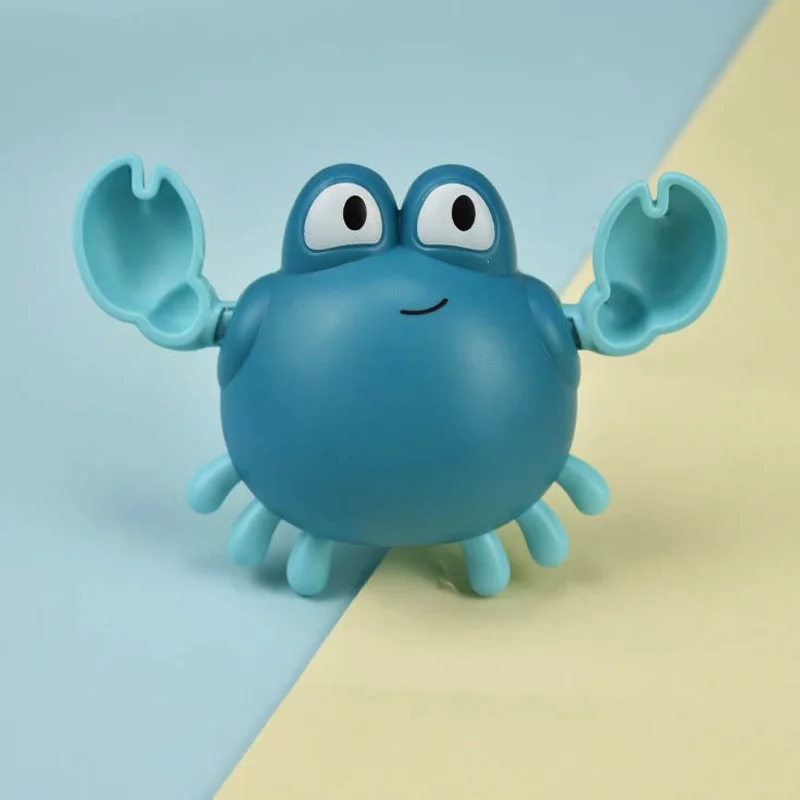 Cute and Fun Little Crab Baby Shower Toys for Children Playing in Water and Swimming Little Crab Boys and Girls Bathroom