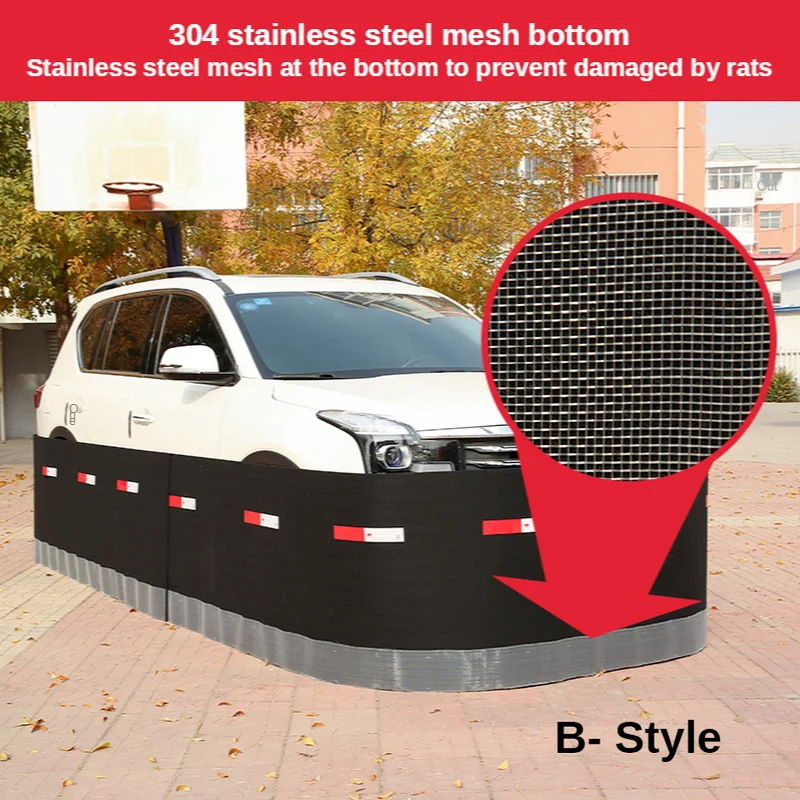 Car Anti-rodent Cover To Prevent Plague Mesh Block Engine Compartment Anti-mouse Fence Car Clothing Anti-collision Stickers