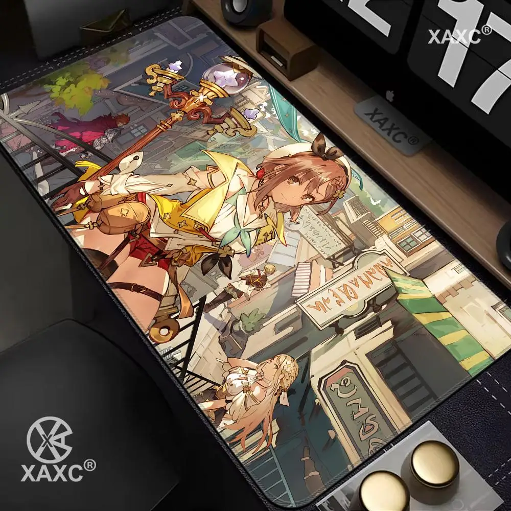 Atelier Ryza Ever Darkness & The Secret Hideout Mouse Pad large keyboard mouse desk pad non-slip rubber gaming mouse pad
