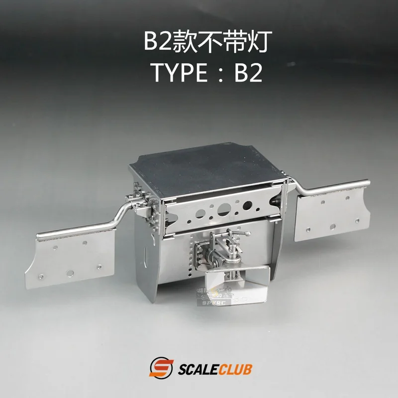 Scaleclub Model  1/14 For Scania MAN Drag Head Mud Heavy Upgrade Metal Tail For Tamiya Lesu Rc Truck Trailer Tipper Car Parts