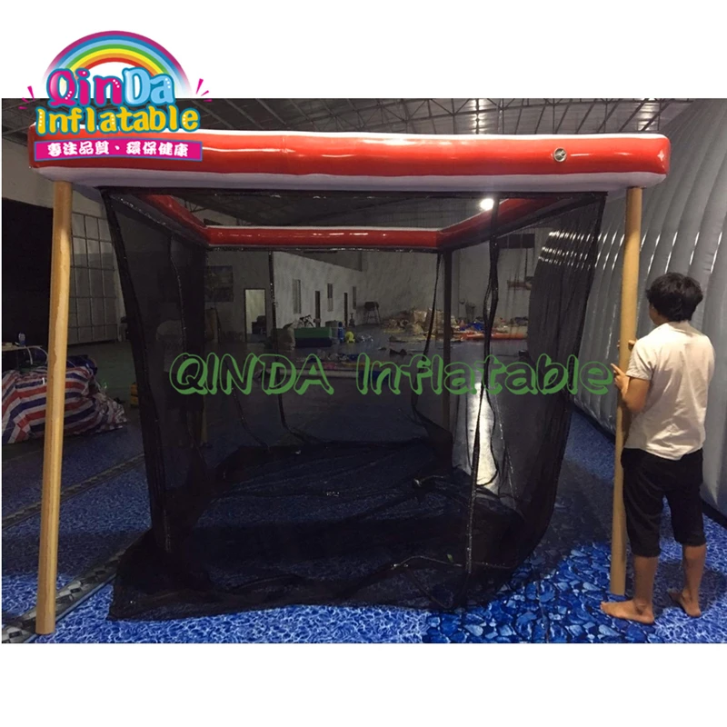 

PVC Tarpaulin Free Custom Inflatable Sea Float Pool With Safety Net For Yacht Play