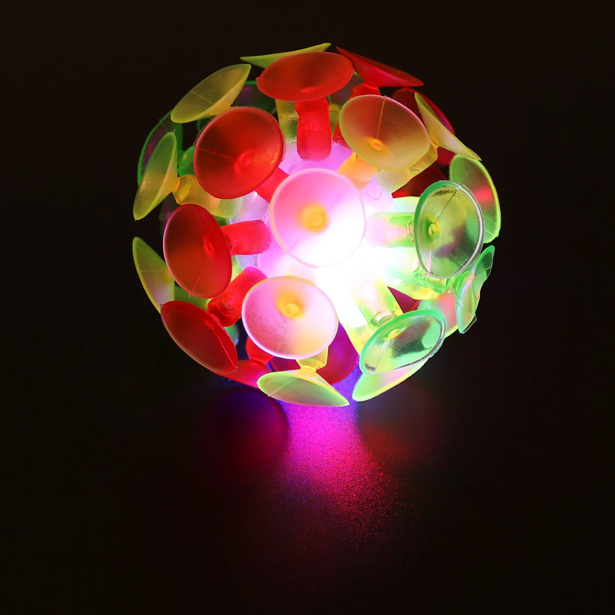 

9 Pcs Glowing Suction Cup Funny Bounce Suckers Cup. Shine