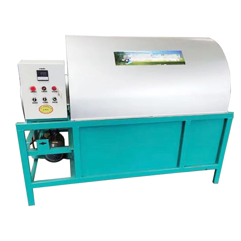 Thickened drum dry fruit frying machine electric heating frying machine gas drum frying machine hot