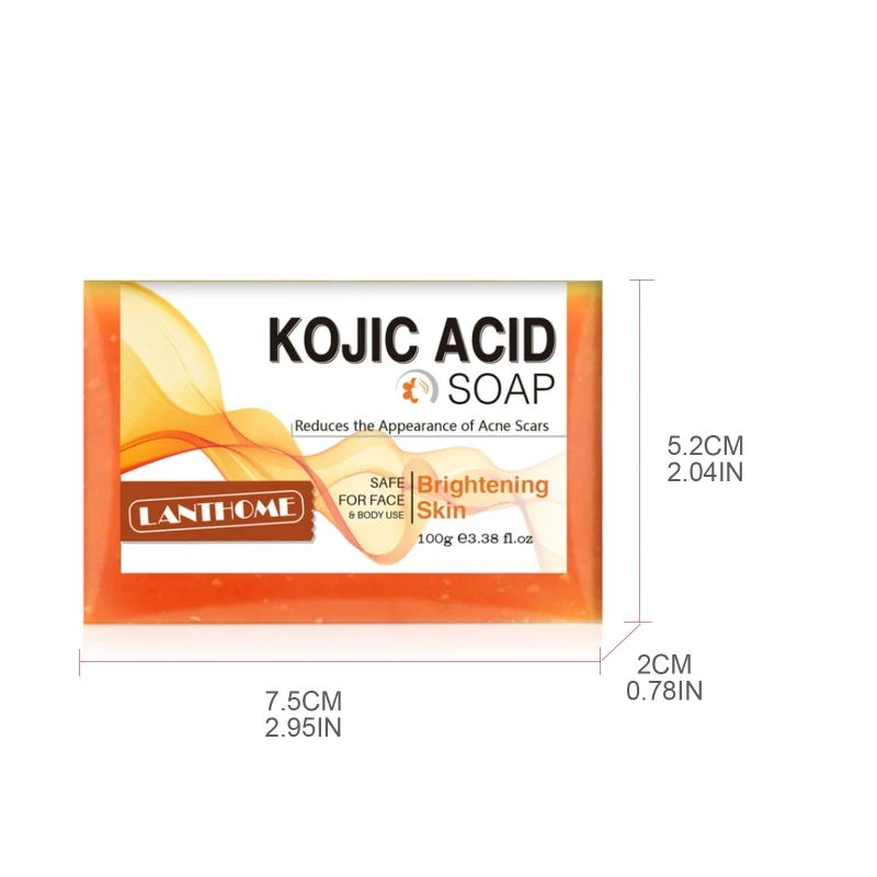 Xà phòng Axit Kojic Xà phòng làm sáng da Mặt & Xà phòng làm sạch cơ thể Làm sáng và làm đều màu da Xà phòng tắm cho hầu hết các