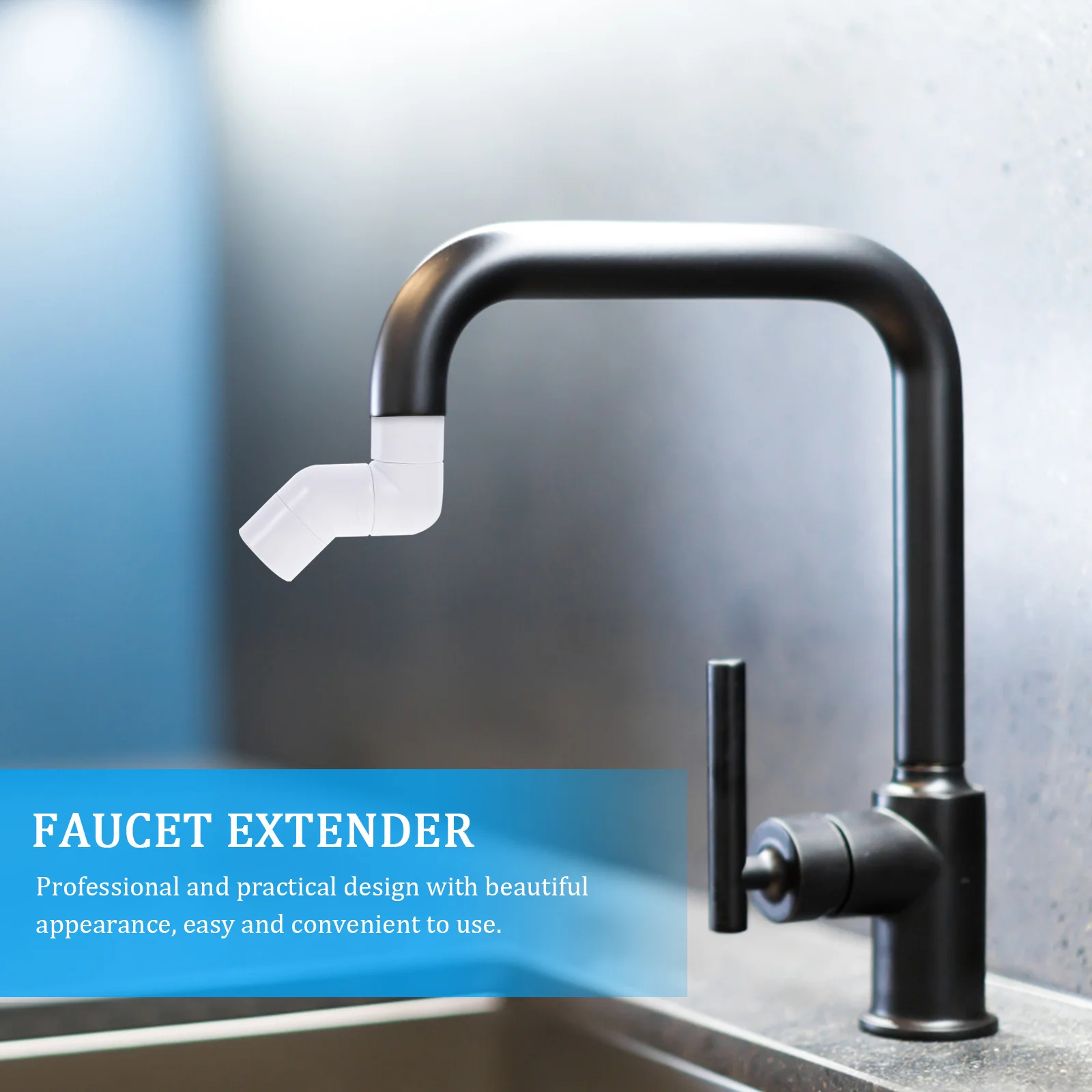 

Профессиональный вращающийся удлинитель для смесителя, брызгозащищенный универсальный смеситель, барботер для кухни, ванной комнаты, умывальник, экономия воды