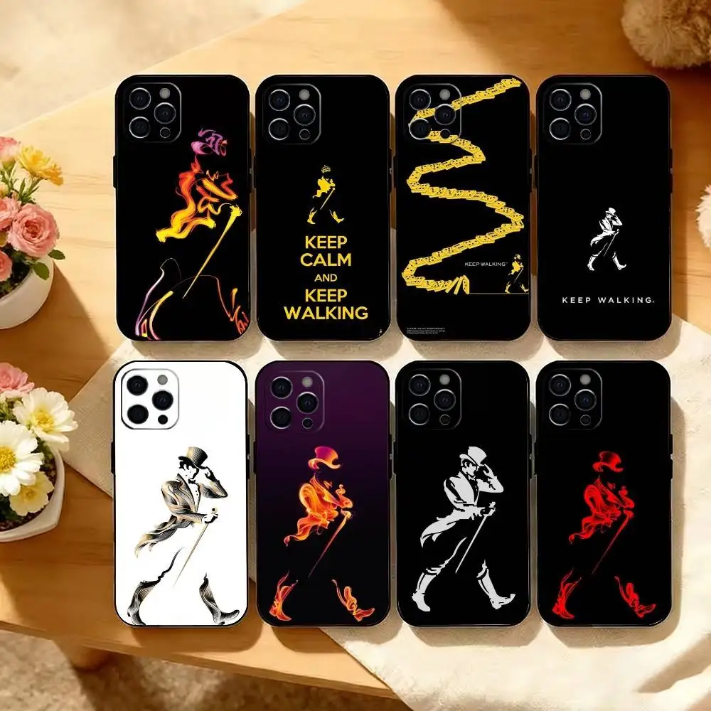 

r-Retro J-Johnnie W-Walker Phone Case For iPhone 17, 16,15,14,13,12,11 Plus,Pro Max, Others Soft Black Cover