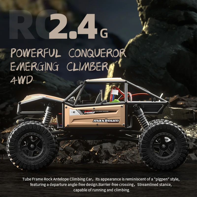 JJRC C8808 Full Scale Off Road 4WD Simulation Pipe Frame Model Car