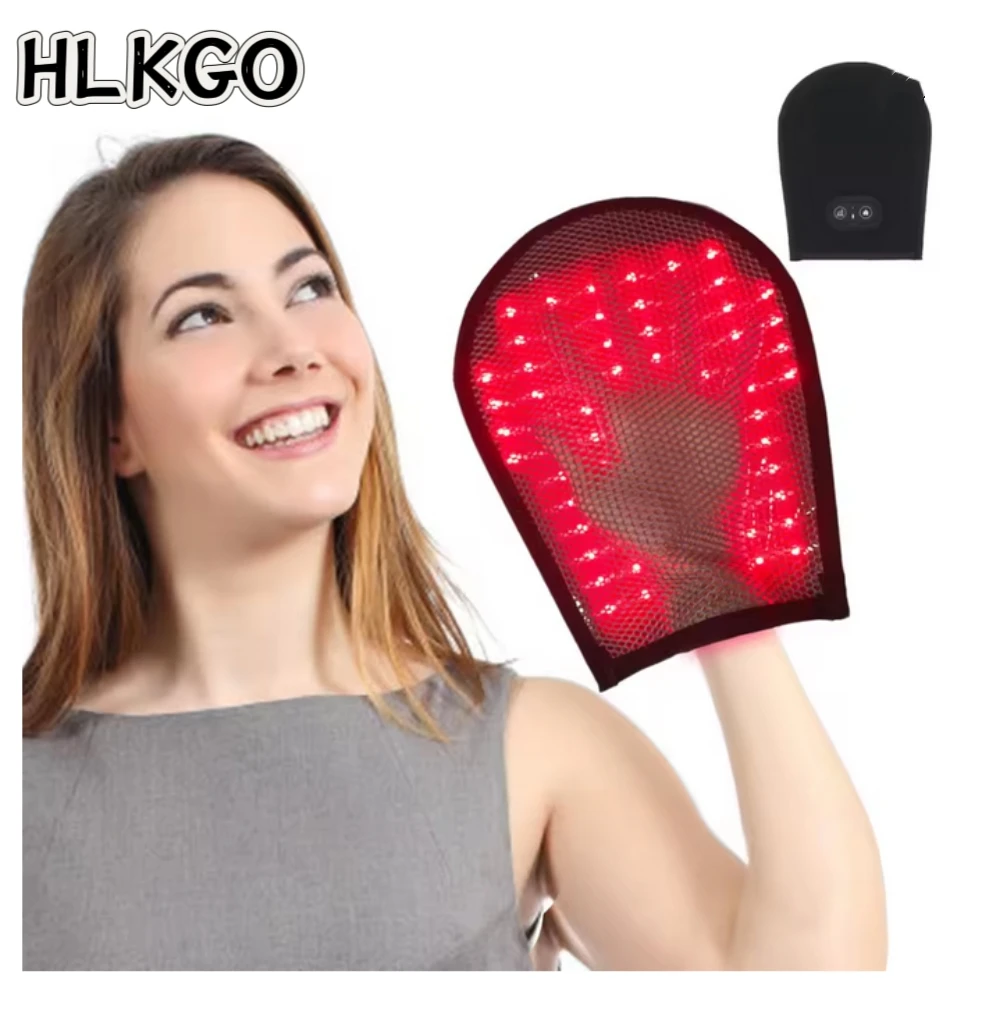 

Wireless Red Light Therapy Gloves 660nm 850nm for Hand Pain Relief & Skin Rejuvenation