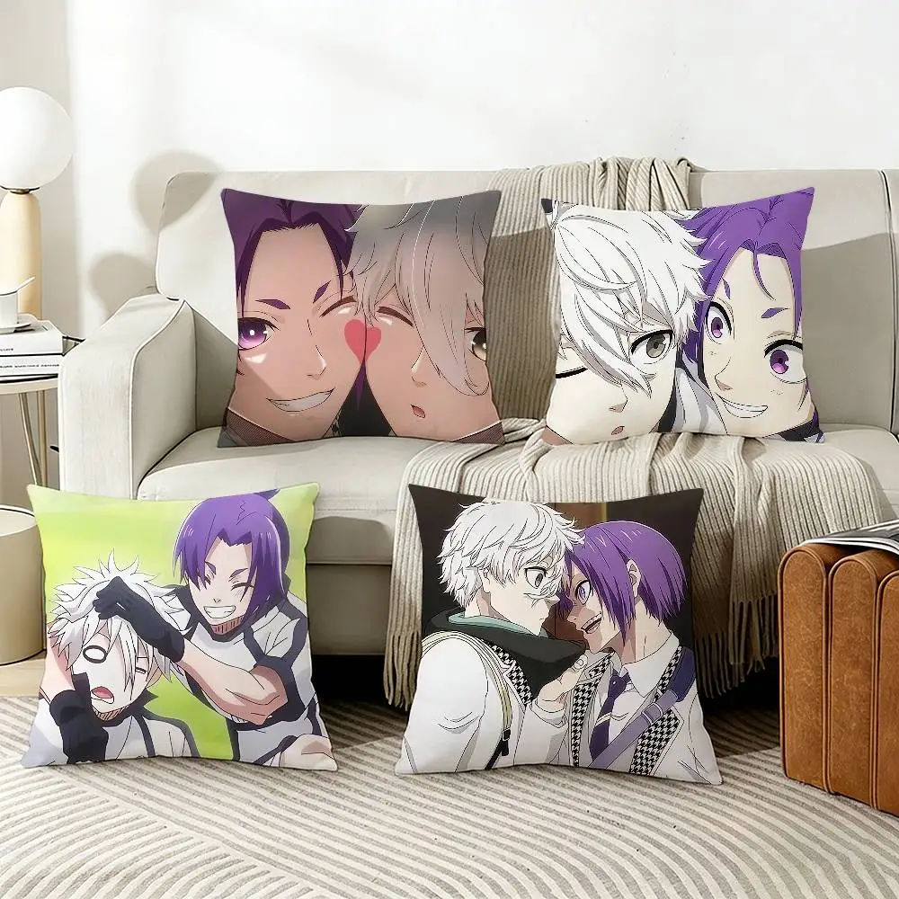

S-Seishiro N-Nagi R-Reo M-Mikage NagiReo Pillow Cover Sofa Cushion Cover Home Room Decoration Children Gift