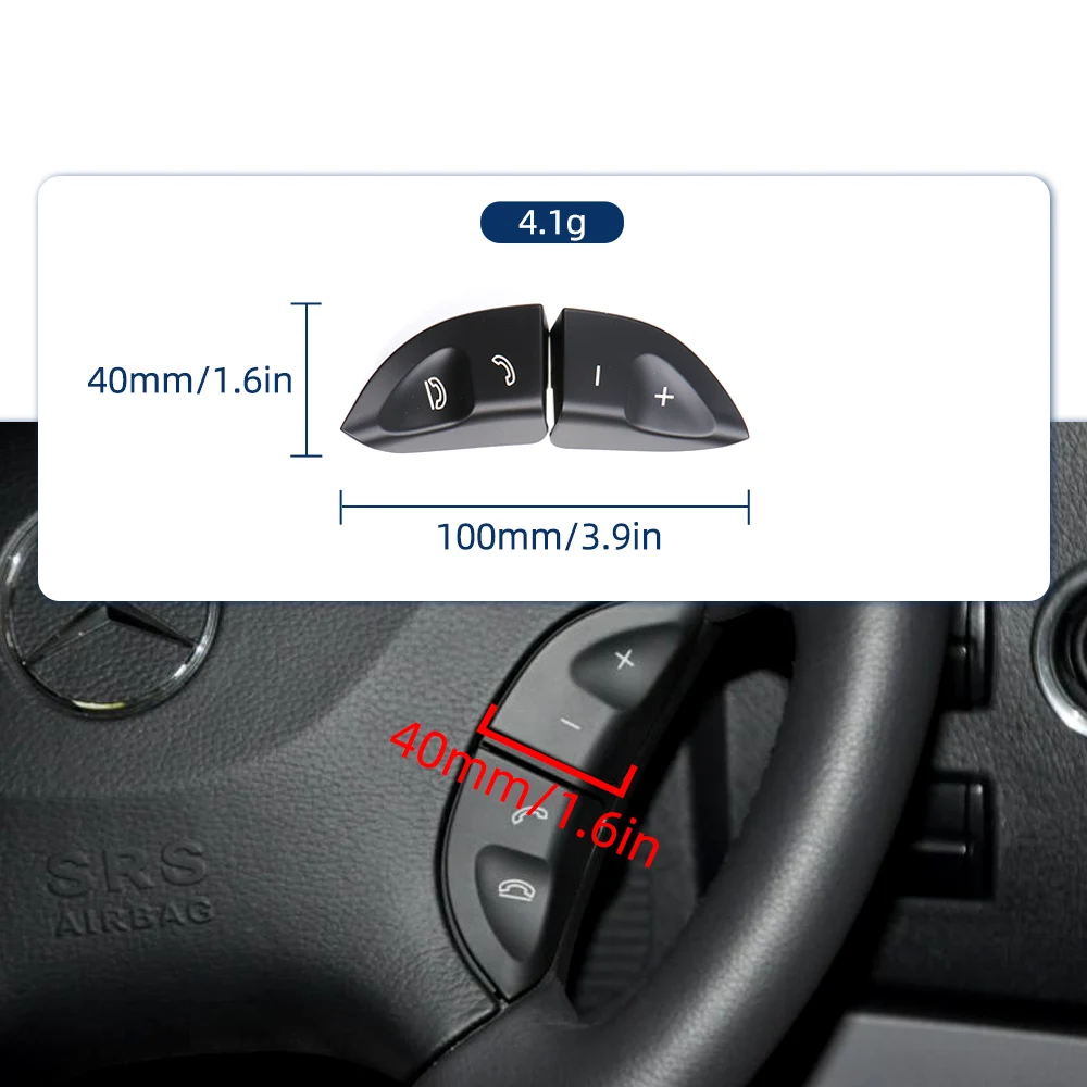 For the Mercedes-Benz S  CL Class W220 W215  3 Colors  Steering Wheel Buttons Original Control Steering Wheel Buttons