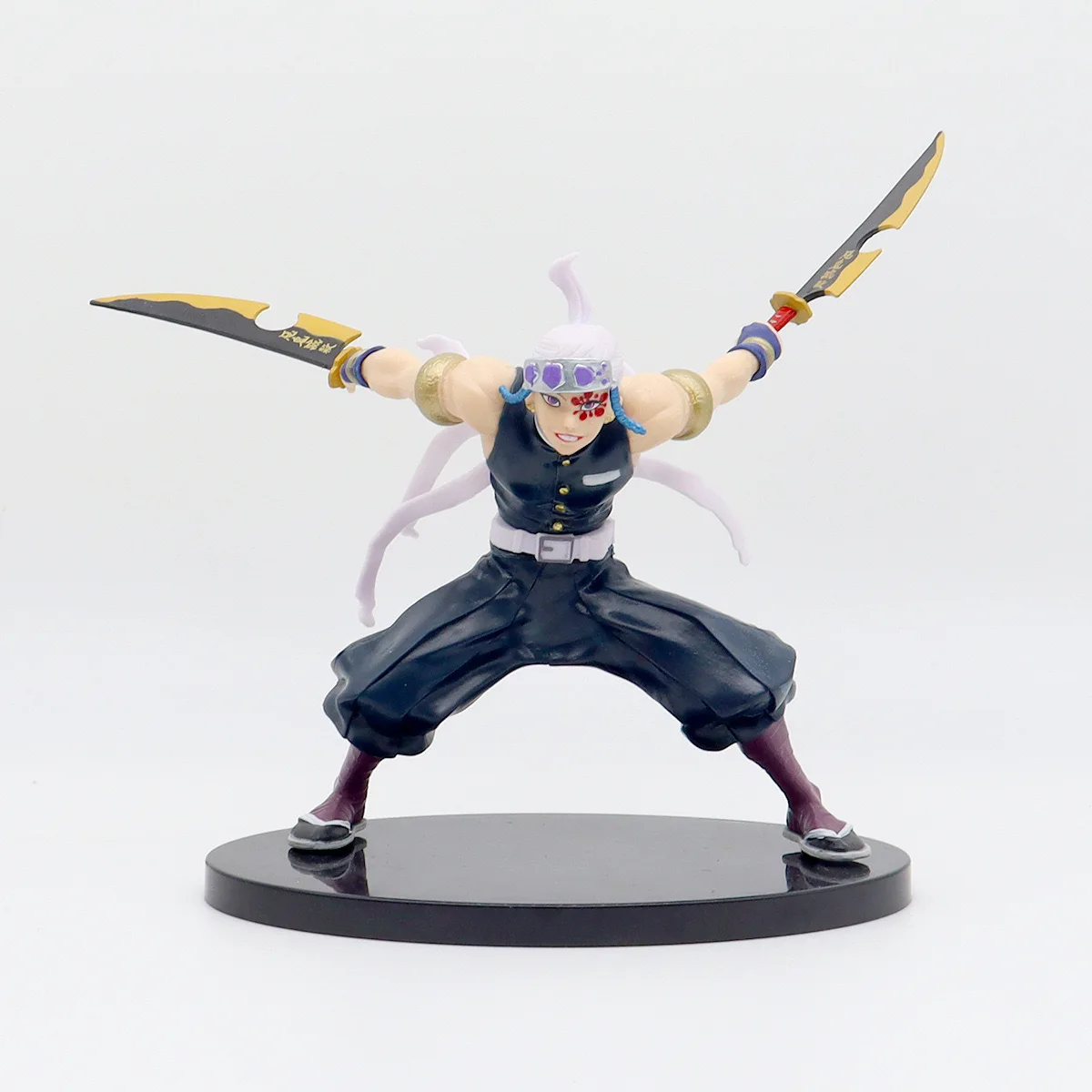 شخصيات أنيمي شيطان القاتل البلاستيكية Nezuko Tanjirou Zenitsu Mitsuri Tengen التماثيل لعبة Kimetsu No Yaiba نموذج المرآب أطقم الحلي #6