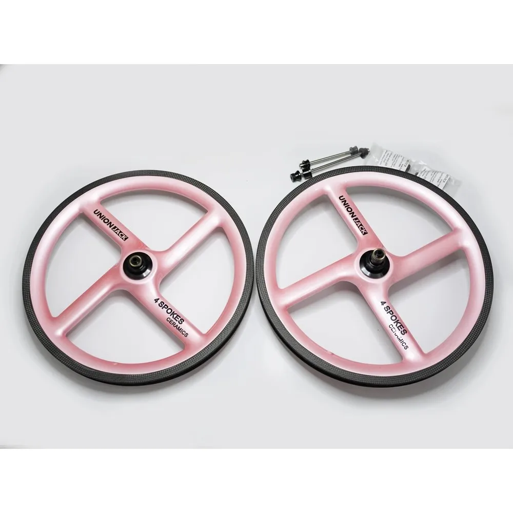 Unionjack 349 carbon wheels for brompton rim super light A C P Tline