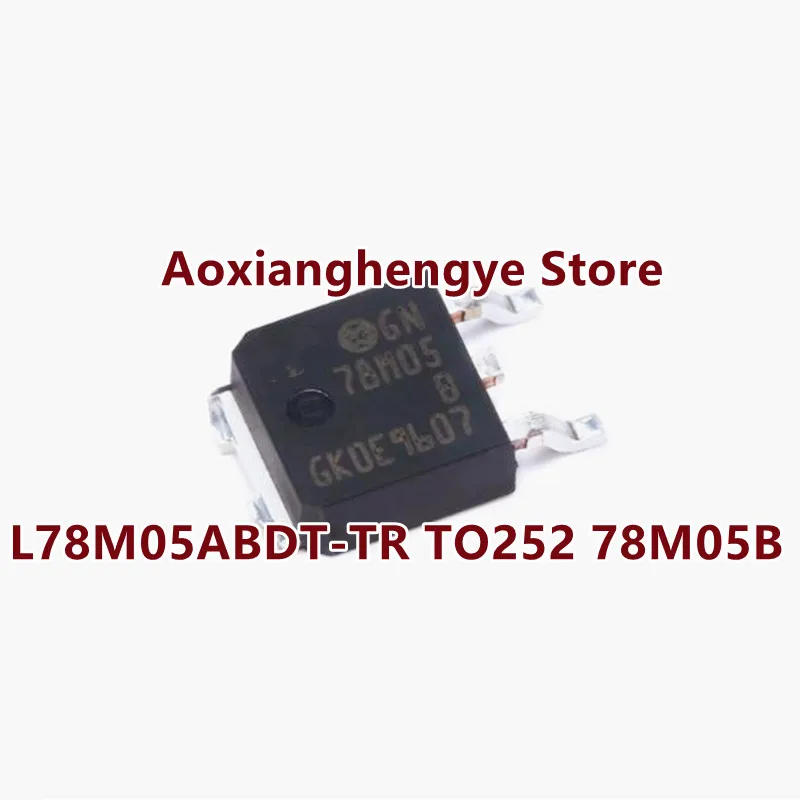 10PCS L78M05ABDT-TR TO252 78M05B V REG, 2VDO, 0.5A, 5V, 4%, DPAK; Fixed Output Voltage Nom.:5V