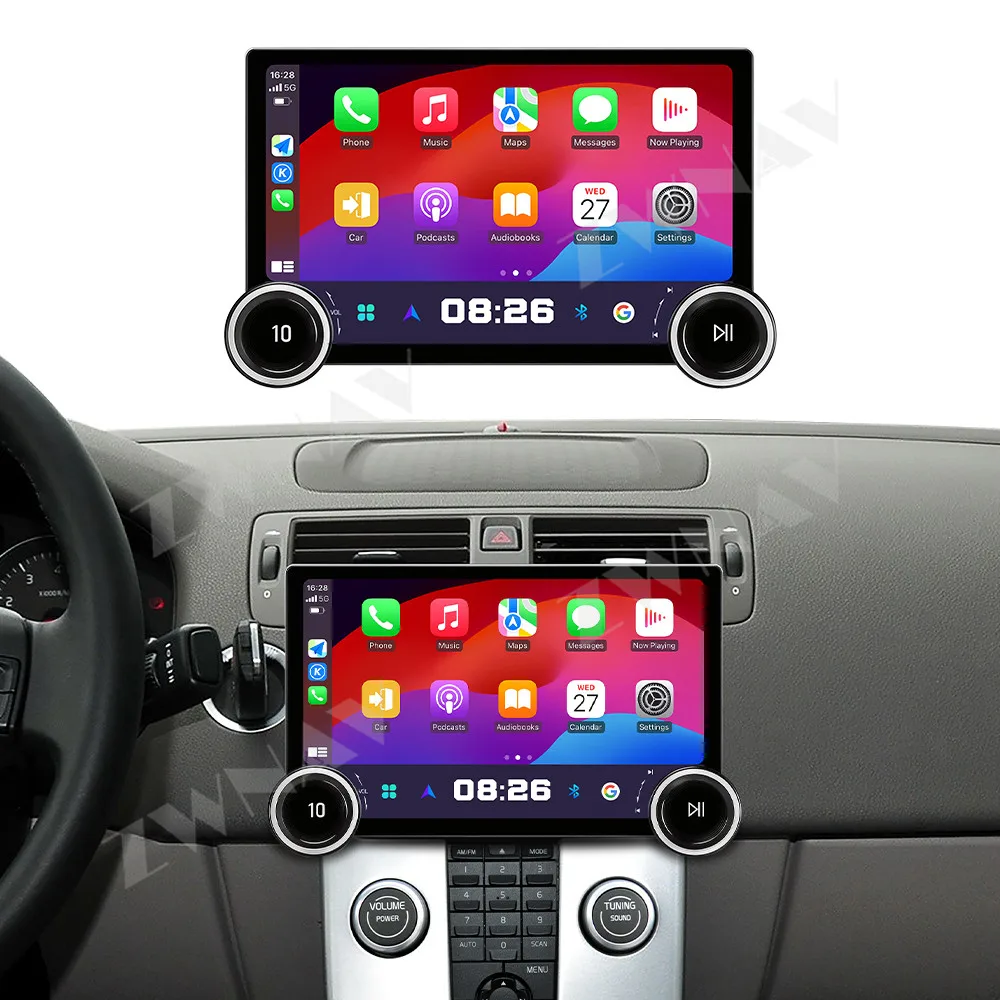 Pantalla Táctil HD de 11.5 Pulgadas con Android 15 para Volvo S40 2004-2012, Reproductor Multimedia Estéreo, GPS, Navegación, Radio para Auto, Unidad de Calefacción