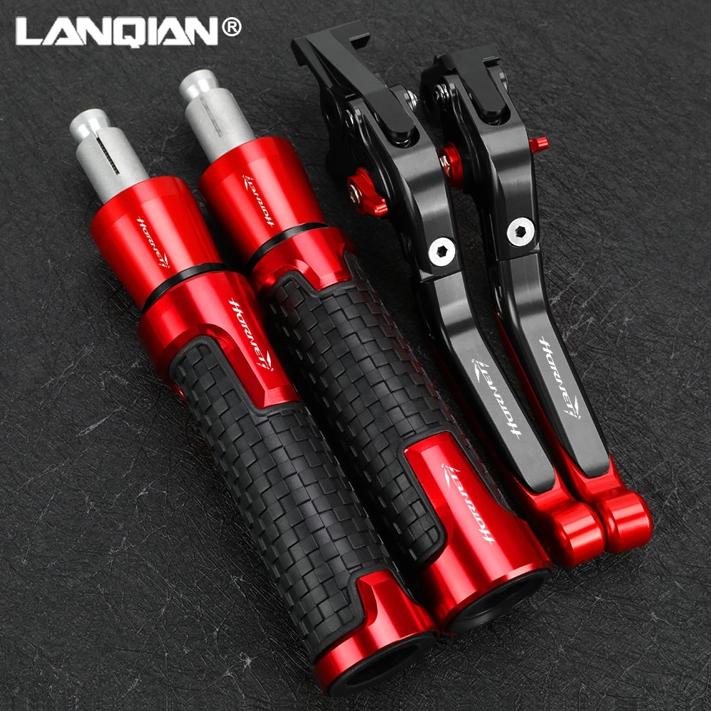 

For Honda CB600F CB599 Hornet 2007-2013 Motorcycle Foldable Brake Clutch Levers 7/8'' 22mm Handlebar Knobs Handle Grips Ends