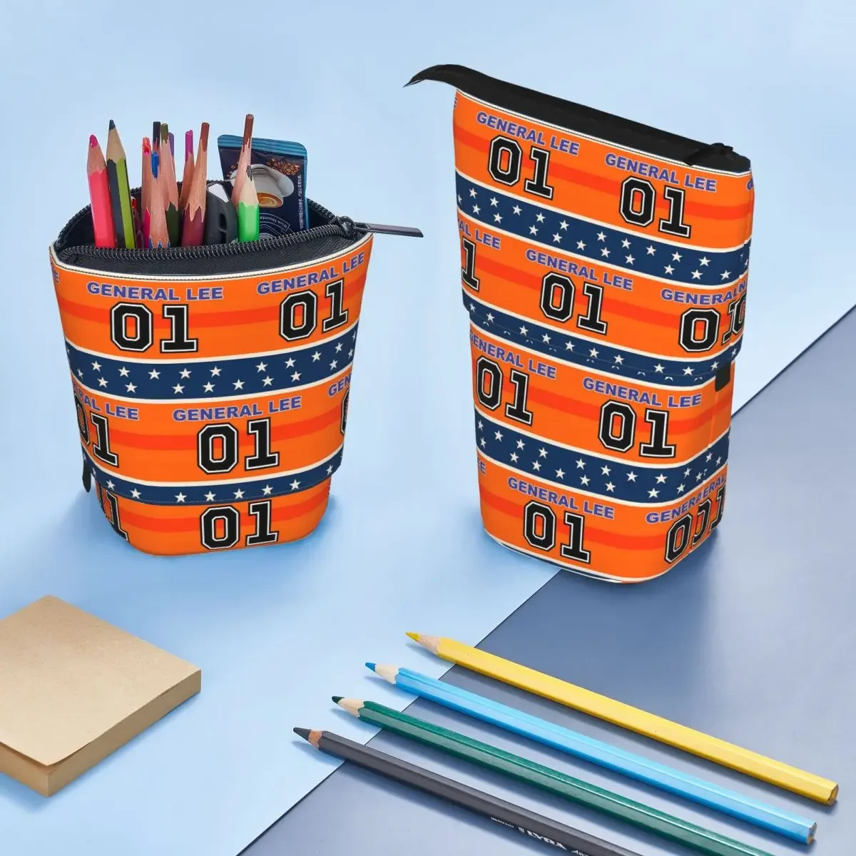 estojo-reversivel-dukes-of-hazzard-good-ol'-boys-racing-car-01-general-lee-para-meninos-e-meninas-presente-caixa-de-canetas-bolsa-de-lapis