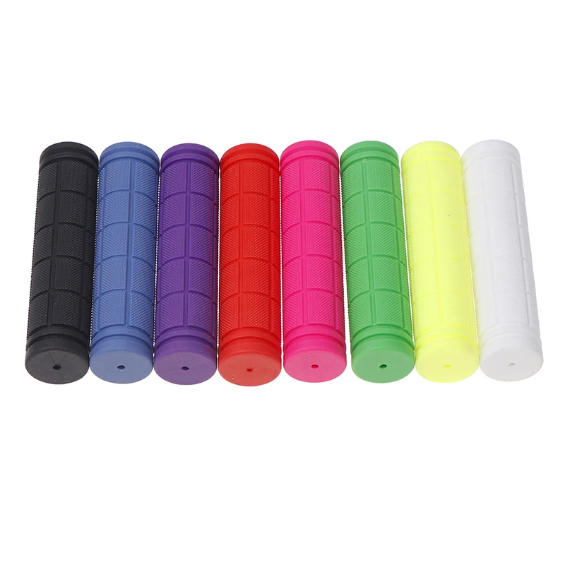 1 Pair Universal Handle Grip Cover Non-slip Lightweight Good Stability Rubber Bicycle Handlebar Cover Cycling Parts