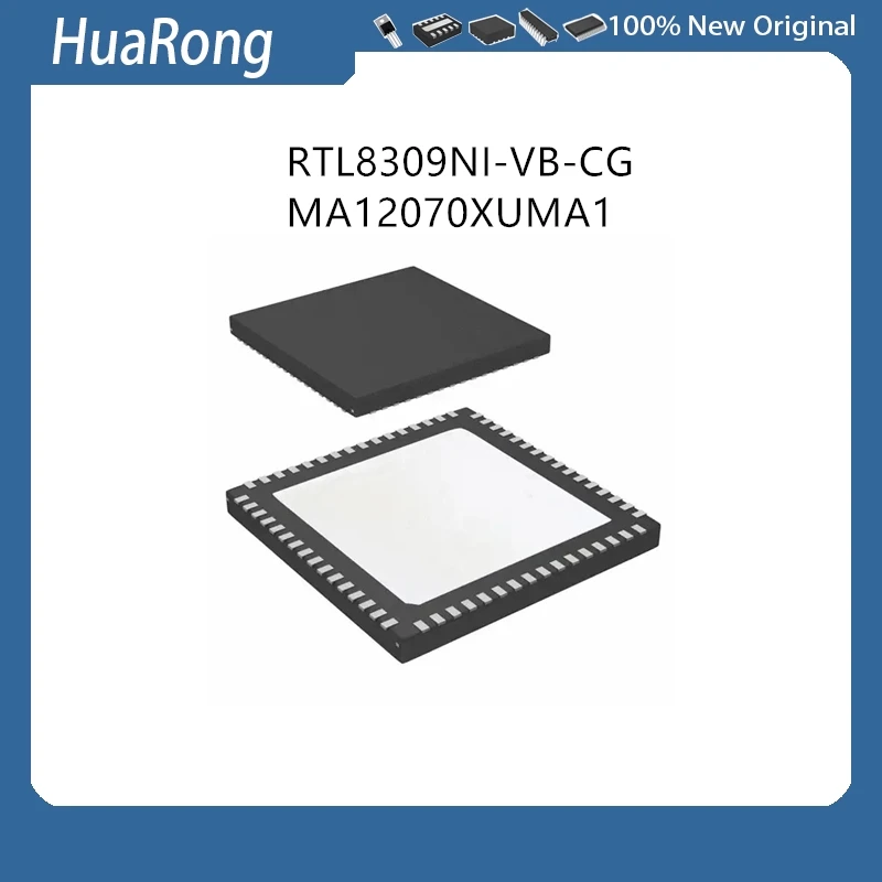 5Pcs/Lot RTL8309NI-VB-CG RTL8309NI  RTL8309 MA12070XUMA1 MA12070 QFN64