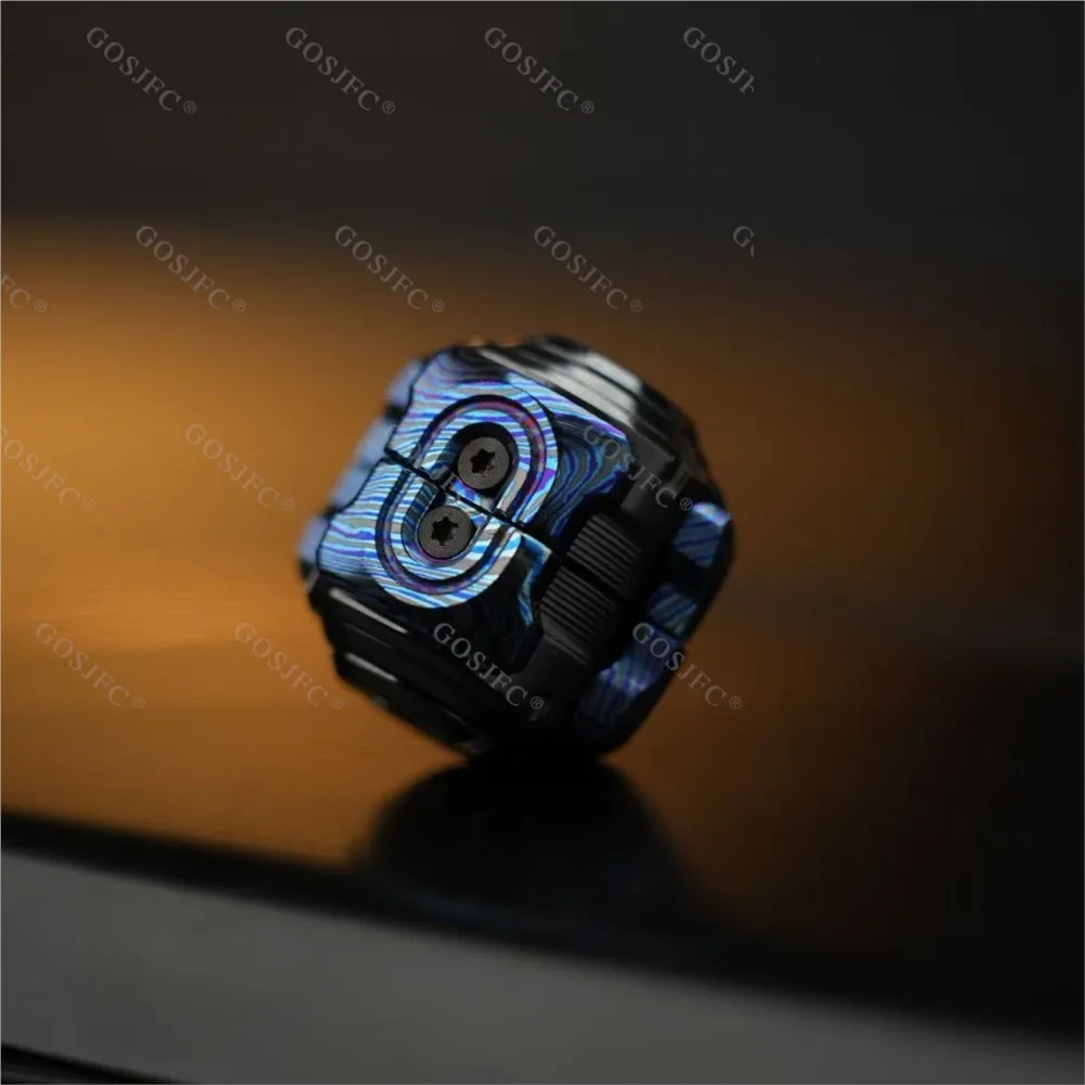 MUYI EDC Timascus Zircuti SHAKE Coltello Perline EDC Maglev Edizione limitata Fidget Spinner Fidget Toys