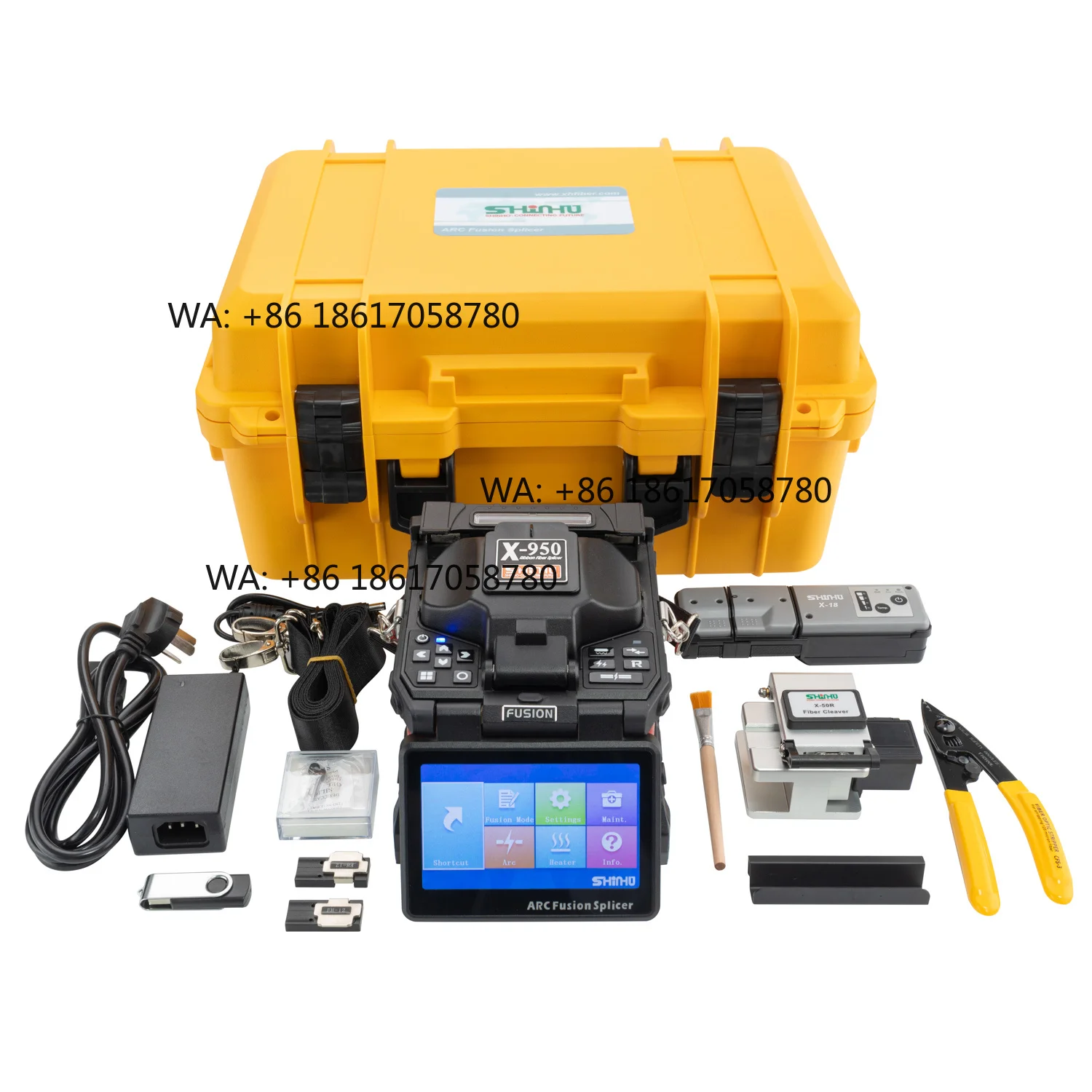 High Precision Ribbon-Type  Splicer Mass Fiber 1/2/4/6/8/12/16 Cores Fixture Fiber Optic Splicing Machine