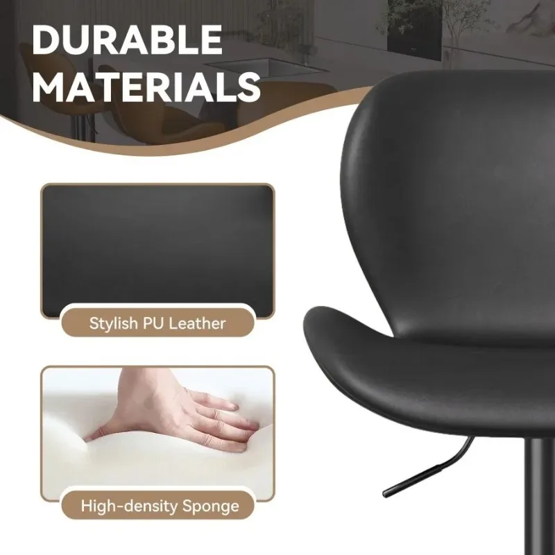 High Kitchen Stools Chair Bar Bar Table for Kitchen Island Chairs for Counter Daily Trend Dining Chair Square Bag Club Furniture