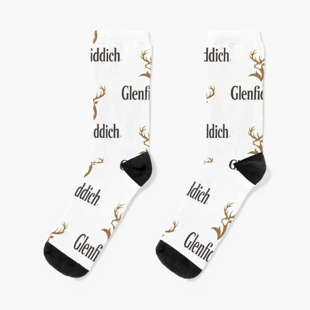 Official Glenfiddich Merchandise Classic Socks Stockings snow compression set Designer Man Socks Women's