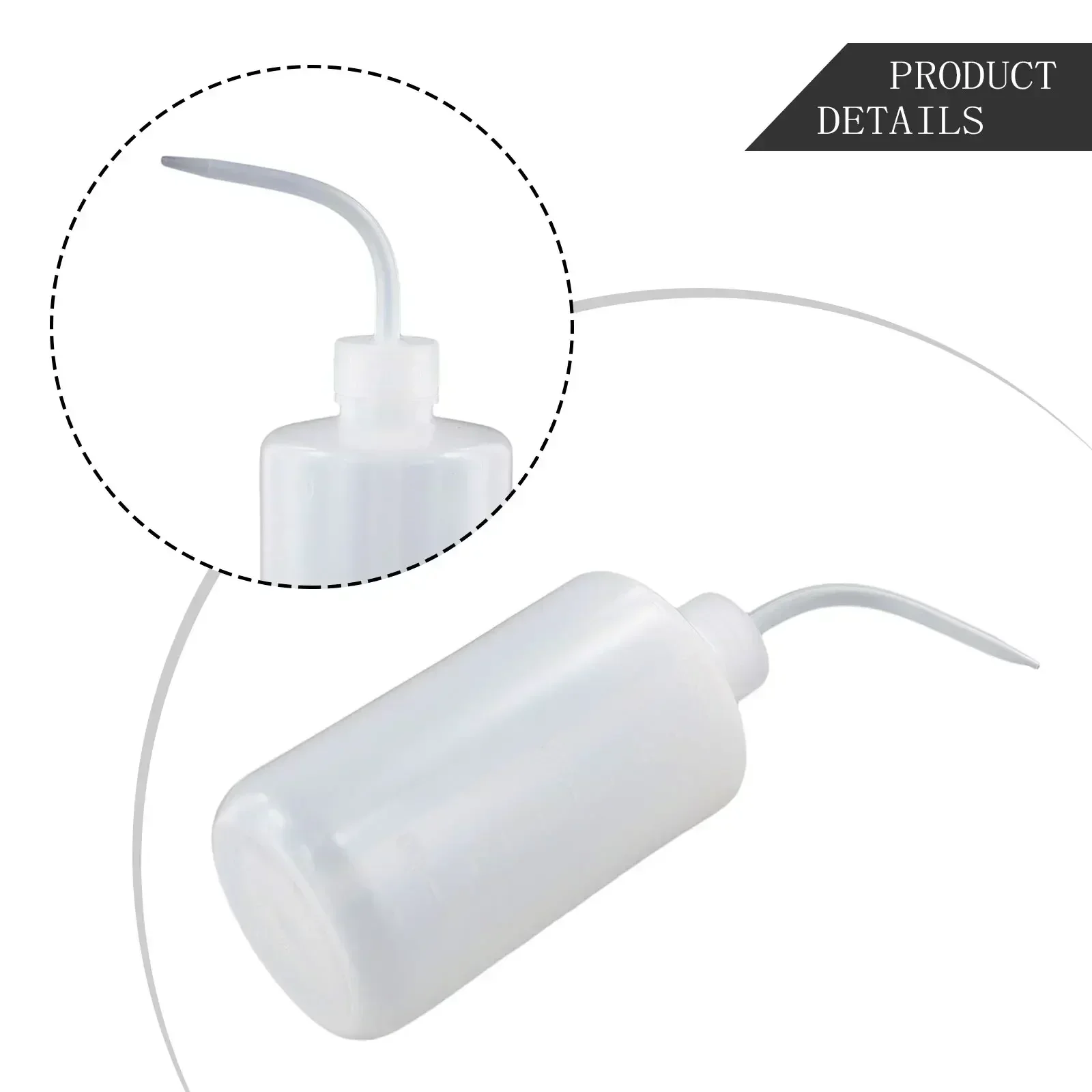 Convenient Squeeze Design Kitchen Irrigation Watering Flowers White Transparent Easy And Precise Irrigation Resistant To Leakage