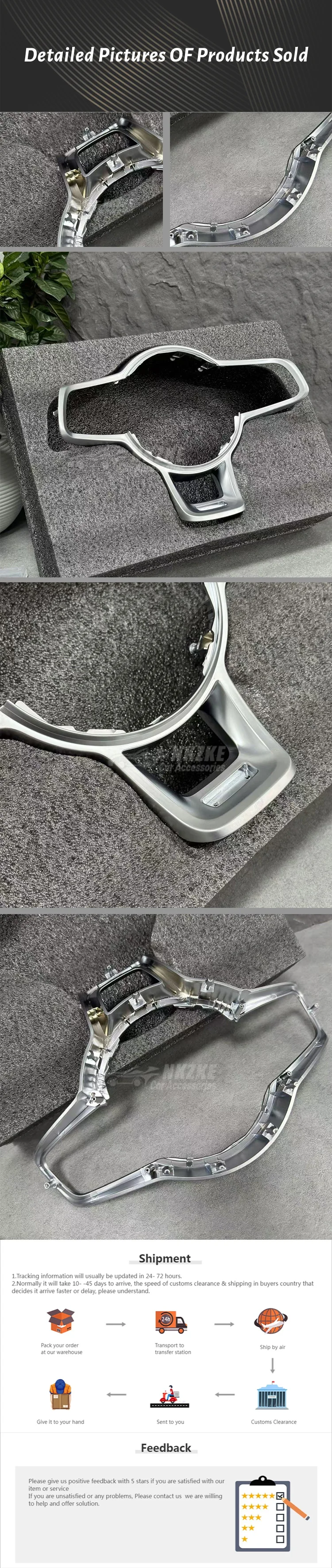 Geeignet für Golf 7 7.5R GTI Rline GTD Shangku R Sport Edition Lenkrad Knopfbox Auto Einzelhandel Zubehör – Detail 2
