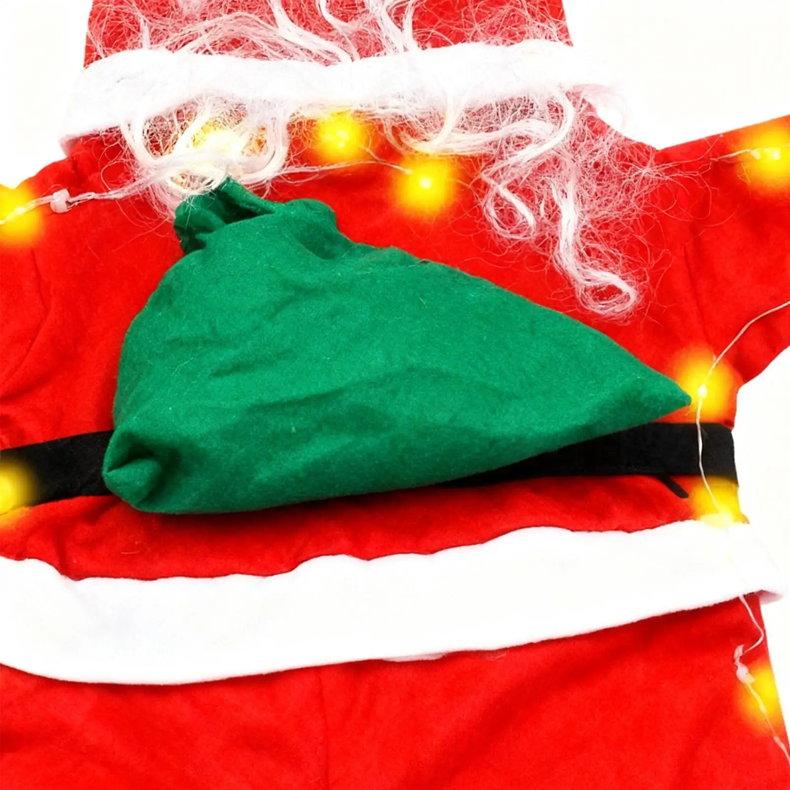 Decoración de escalada de temporada de Papá Noel, ropa colgante de Papá Noel para fiesta al aire libre, reunión, puerta y ventana de aula