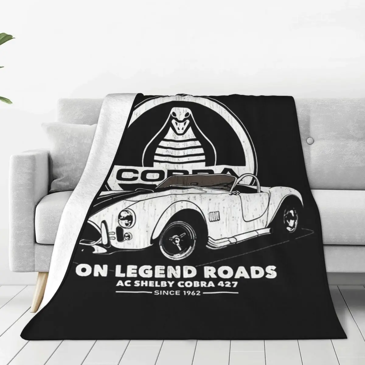 Ac Cobra W Blanket Fleece Super Soft Sofa Throw Blankets For Home Bedroom Office Throws Bedspread Quilt