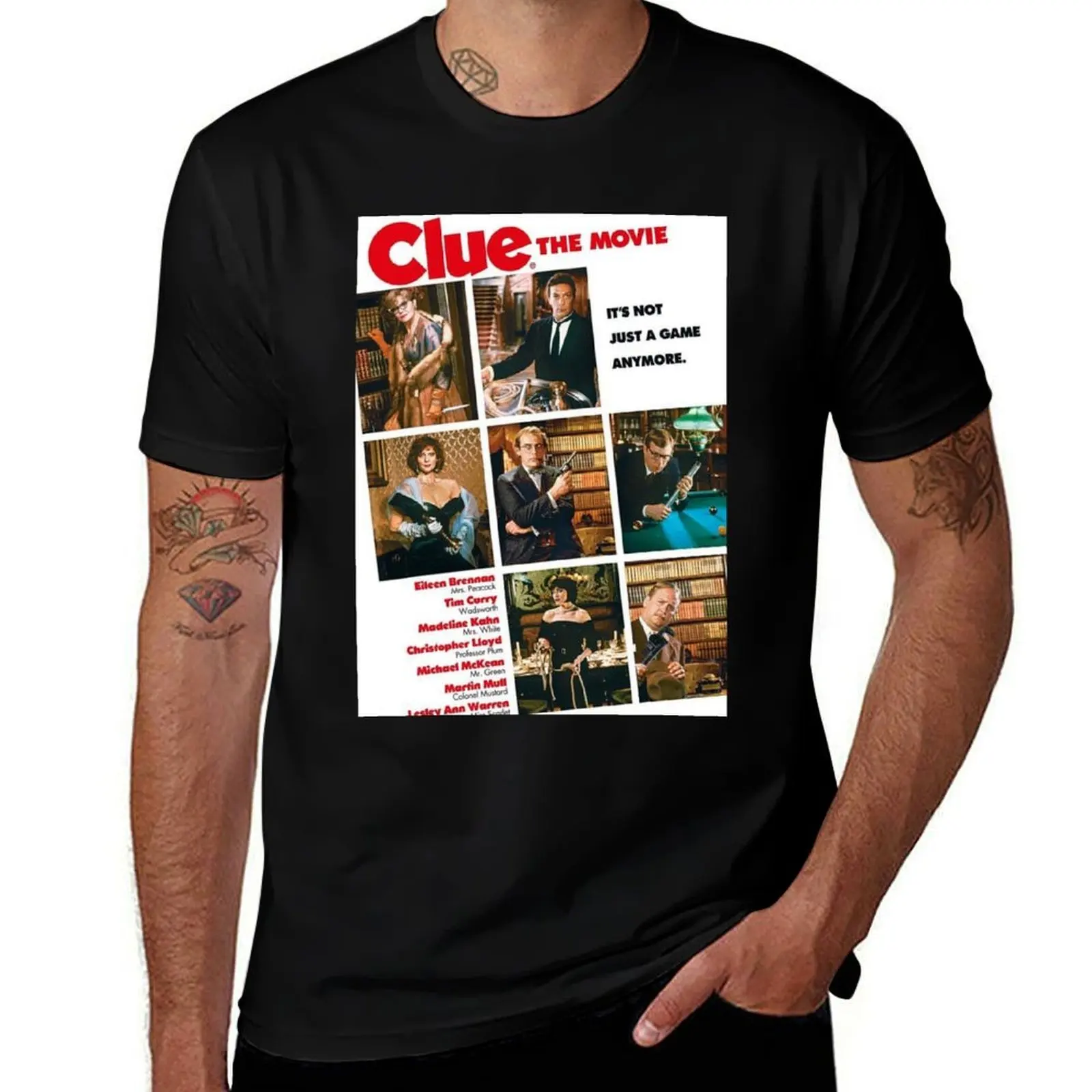 Clue 1985 T-Shirt Noël Décontracté à manches courtes