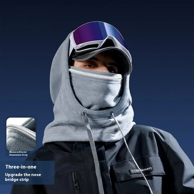 

Autumn and winter warm hat Lei Feng hat ski hood electric vehicle riding windproof anti-freeze thick mask