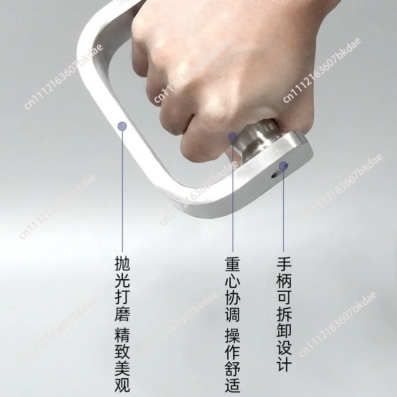 Stainless Steel Air Strike Dumbbells D-type Boxing Dumbbells Speed Ball Training Arm Muscles Men's and Women's Fitness Equipment