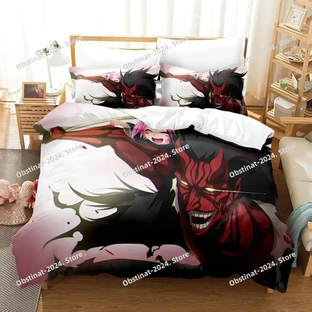 

2024 Top Bleach Bedding Set Printed single Comforter Quilt Bed Cover Duvet Cover Pillow Case 3 Pieces Sets For Kids Adult Size