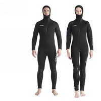 5MM Neoprene Wetsuit Men Women Scuba Diving Full Suit Spearfishing Swimwear Snorkeling Surfing One Piece Set Winter Keep Warm
