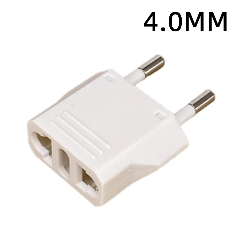 4.0/4.8mm EU Plug Adapter EU US Israel To Euro KR BR Brazil Plug Converter American Travel Power Adapter Plug Socket