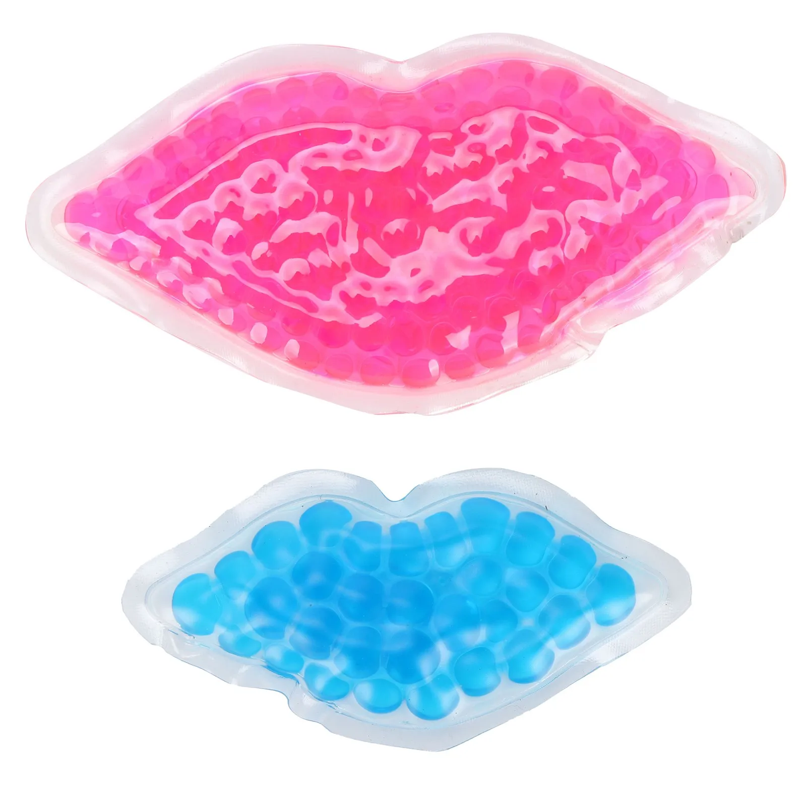 Gel Bead Lip Pad Lip Ice Gel Pack Hot Cold Compress Multipurpose Therapy Pack for Toothache Headache Swelling Lip Cold Hot Packs