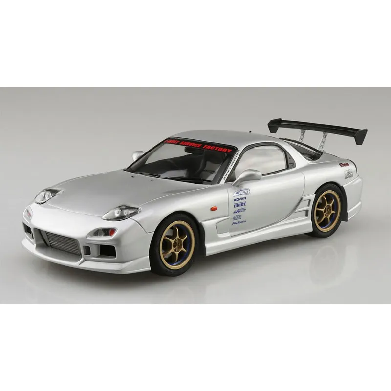 Prefabricated assembly model Aoshima-06302-B 1/24 C-West FD3S RX-7 1999 car model kit