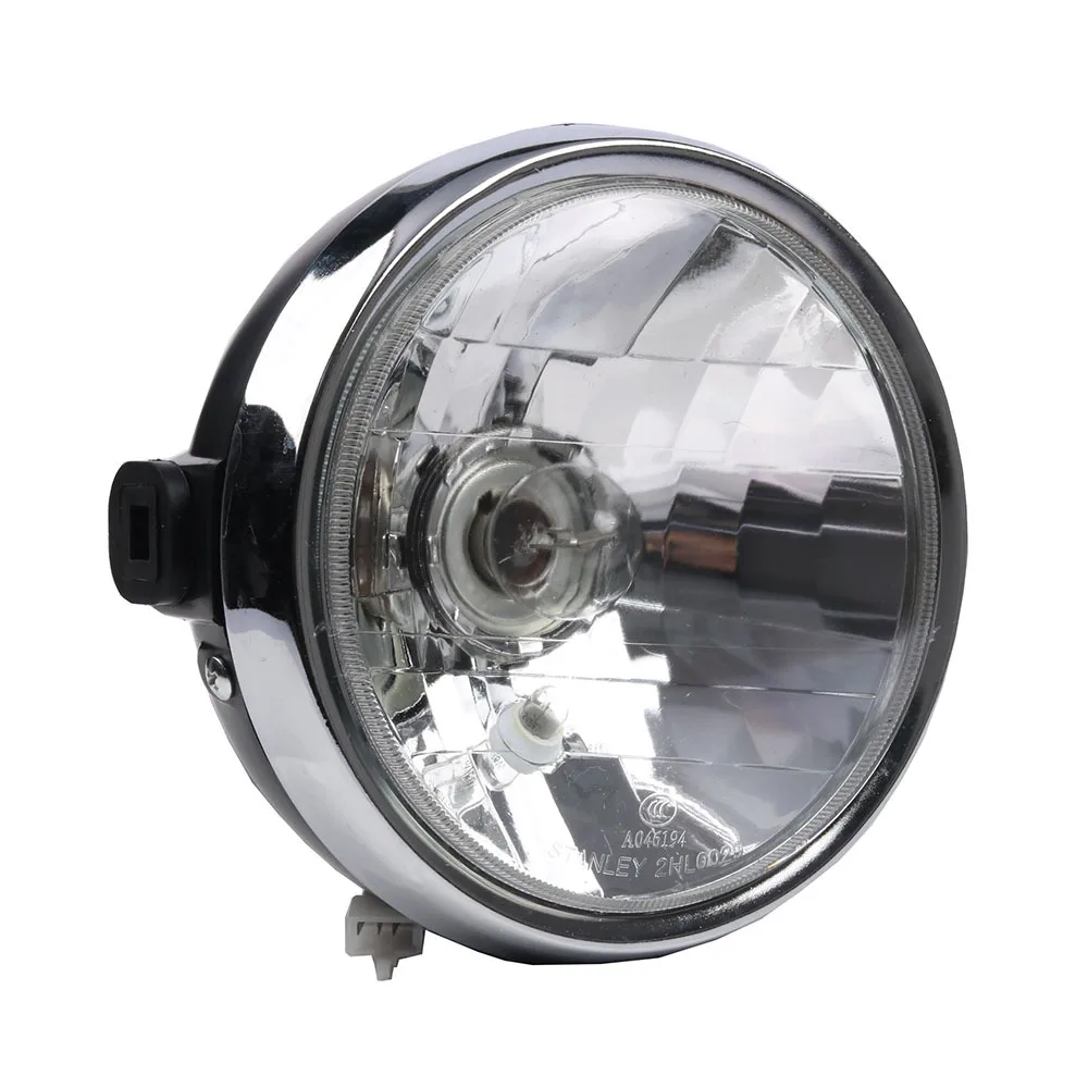 1pc 7Inch Moto Front Head Light Lamp Round Headlamp Classic For Yamaha YBR125 YBR 125 2002-2013 35W 3500K Moto Headlight