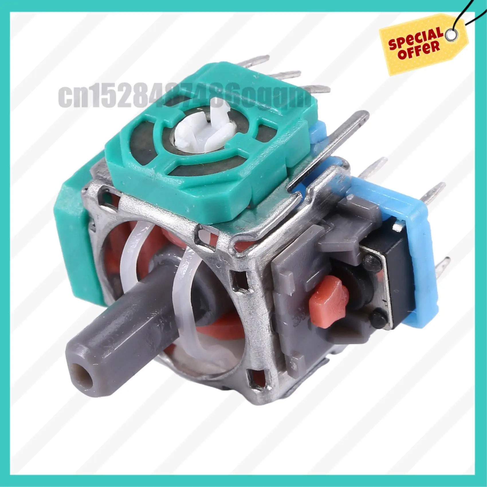 -ABJZ 2 قطعة/الوحدة عصا التحكم اليمنى/اليسار ثلاثية الأبعاد التناظرية عصا الاستشعار ل بلاي ستيشن 4 PS4 تحكم Dualshock 4 إصلاح جزء