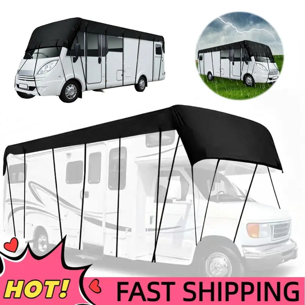 

Водонепроницаемый складной тент для крыши автодома 8,5x3 м, защита от солнца для кемпера, для путешествий на автофургоне, автомобильные принадлежности