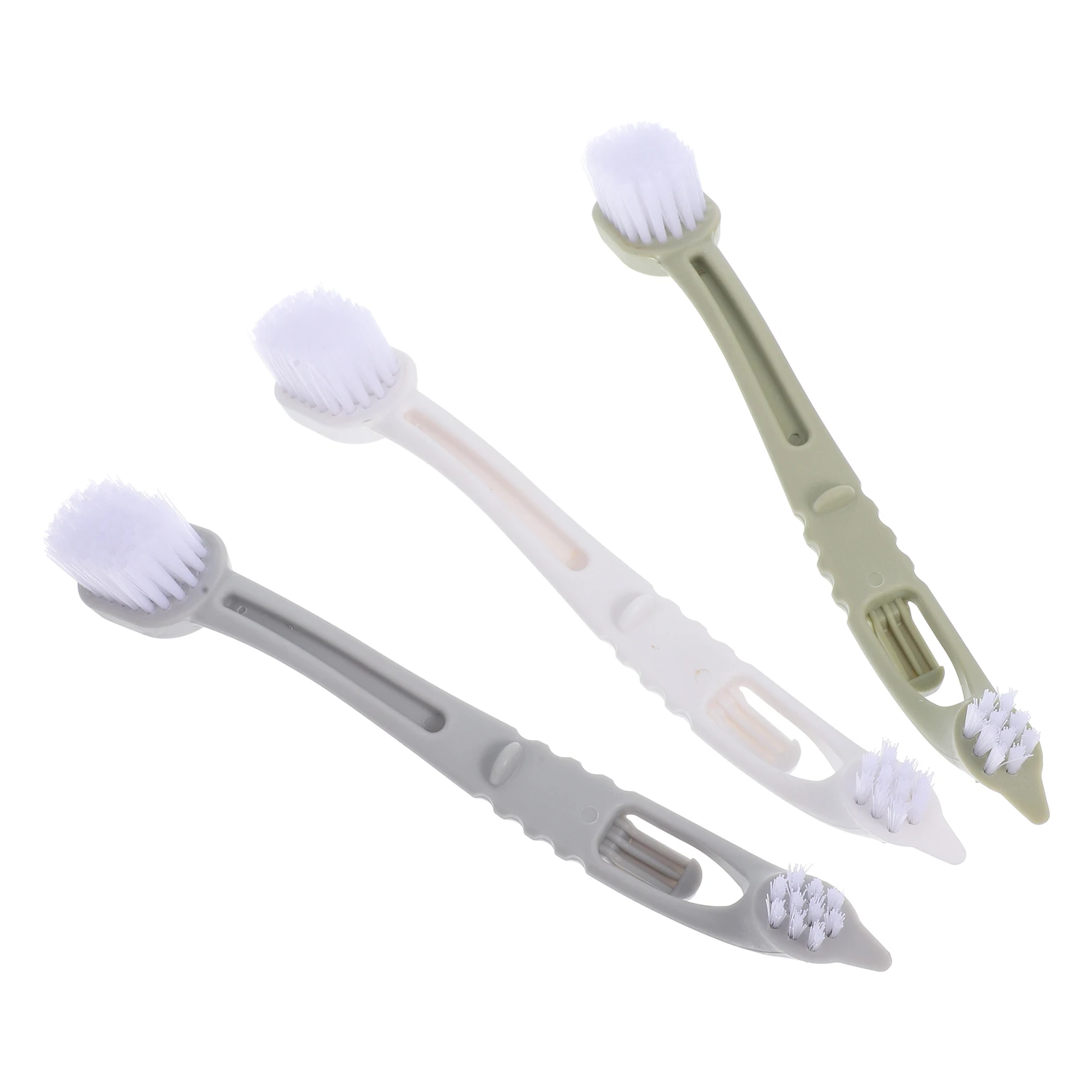 

3pcs Bird Cage Cleaning Brush Soft Bristles Bamboo Poop Cleaner Pet Supplies Bird Hut Small Brush for Cage Accessories