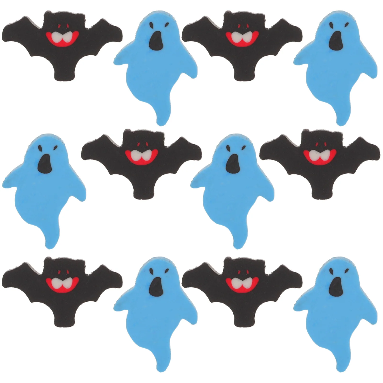 

200Pcs Halloween Mini Erasers Bat Ghost Cartoon Erasers Party Favors Classroom Prizes Supplies Bat Eraser