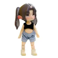 Ob11 Pants Fashion Elastic Waist Shorts Jeans For GSC Obitsu11 Molly 1/12 bjd Doll Clothing Accessories Kids Toy 6