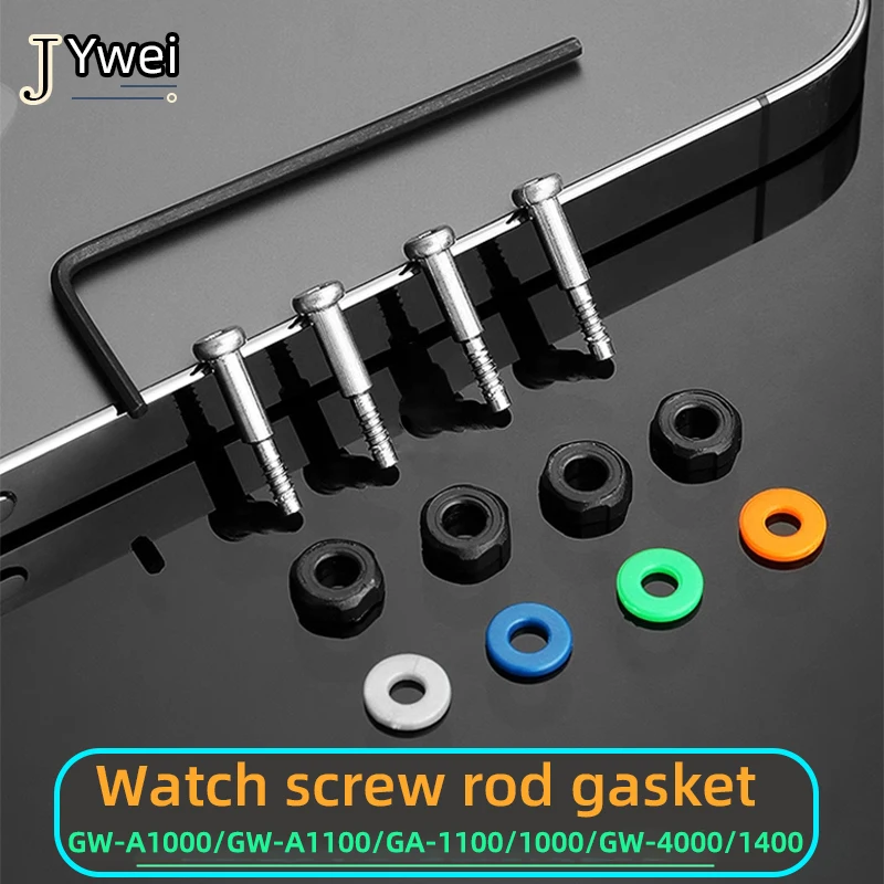 

GW A1000 screw for Casio GW-A1000 GW-A1100 screw GA-1000 GW-4000 GW1400 strap screw connecting rod screw gasket accessories+tool